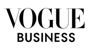 Vogue Business logo, press coverage of Sogand Nobahar's work.