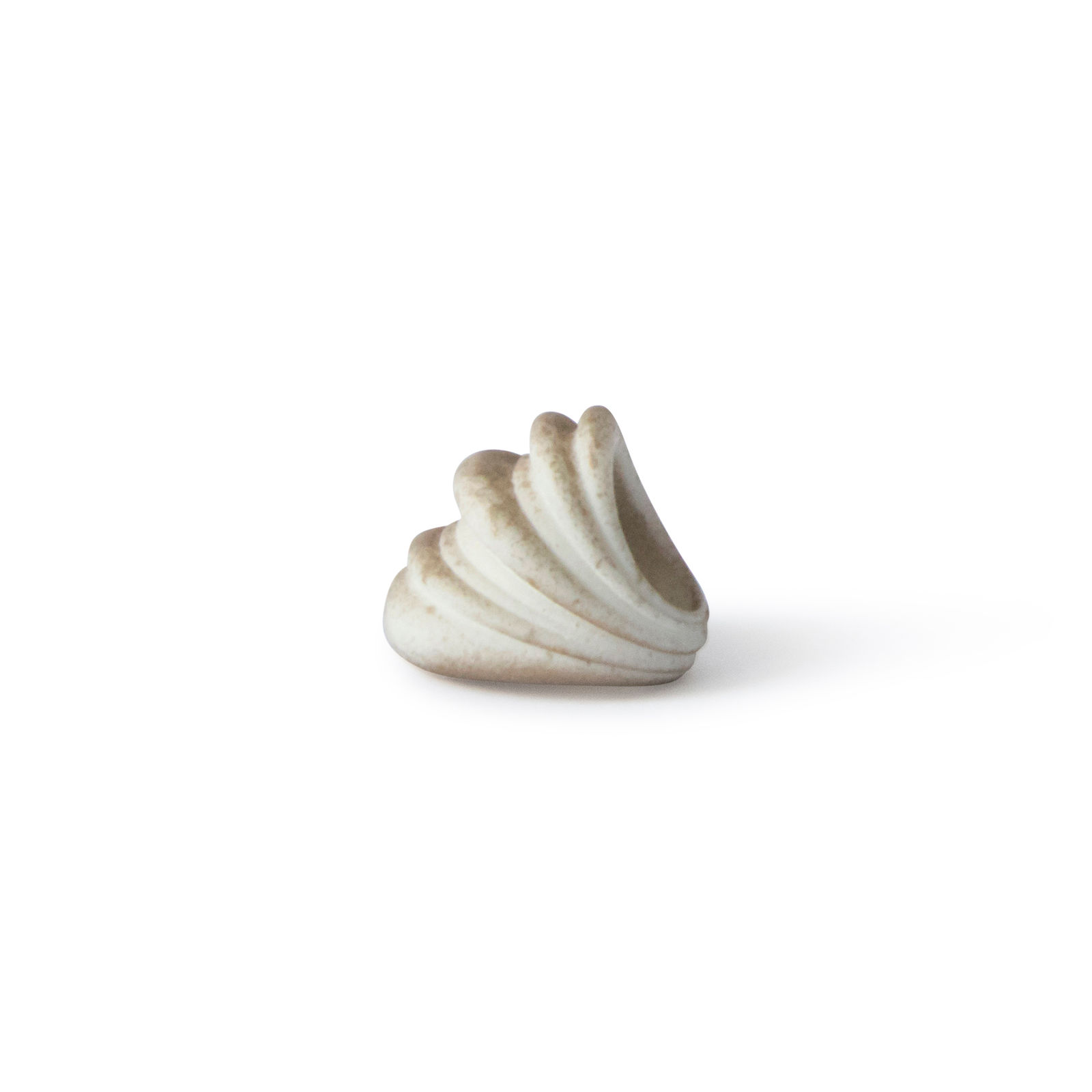 Penombre ring in white with gold splashed physical piece by Nobahar Design